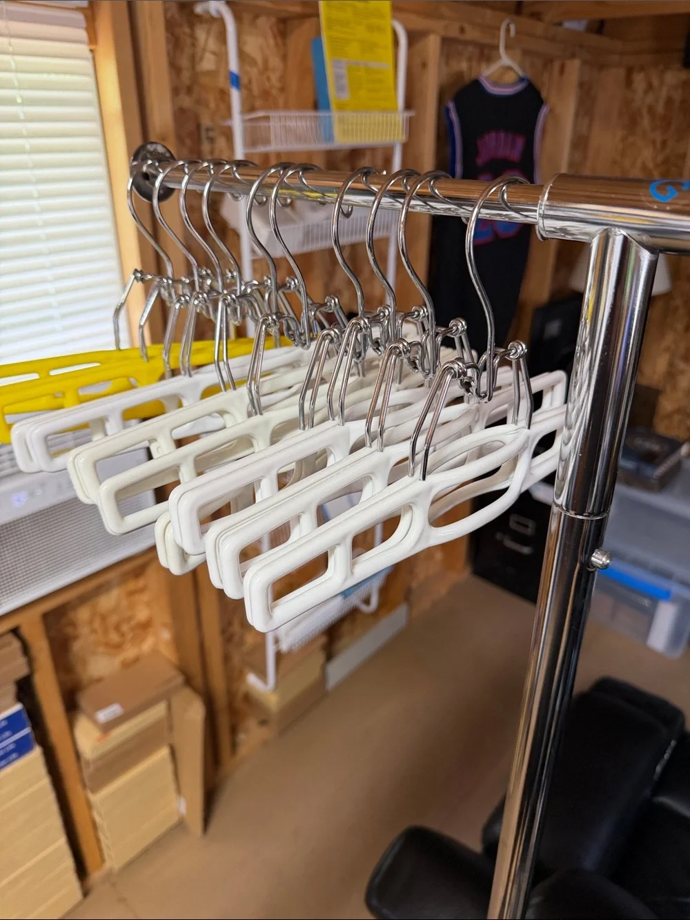 10-Yellow and White  ClampHangers - Durable (#27)